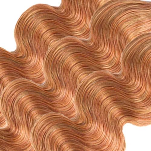 Ubinica Honey Blonde Chocolate Brown P27/30 Human Hair Bundles 22 24 26 Inch Body Wave Bundles Human Hair Unprocessed Brazilian Virgin Hair Quick Weave for Black Women