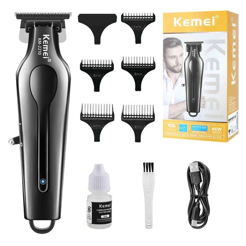 KEMEI Professional Hair Trimmers for Men, Clippers for Hair Cutting, Cordless Rechargeable Hair Clippers, Haircut Clippers, Hair Cutting Tools, LED Display, Gifts for Men 2210