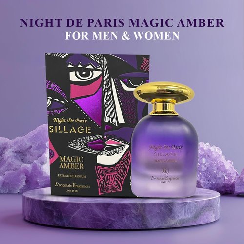 Night De Paris SILLAGE Magic Amber by Lorientale Fragrances Extrait de Parfum Spray 3.4 oz
