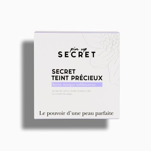 Pin Up Secret - Natural & Handmade Goat Milk Soap Mask -Prevents Skin Blemishes - Skincare For Face and Body - Cleans and Soothes All Skin Types - 3.72 fl oz