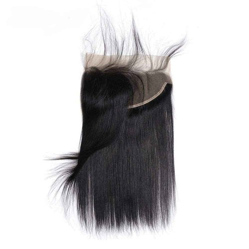 100% Unprocessed Brazilian Virgin Human Hair Ear to Ear Lace Frontal Remy Silky Straight Human Hair Lace Frontal (18 Inch 13x4 frontal)