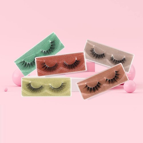 APCYUST Faux Mink False Lashes Wholesale 10/30/50/100 Pairs 20mm Fluffy 5 Styles Fake Eyelashes 5D Soft Wispy Strip Eye Lashes (100 Pairs-5 Styles Upgrade)