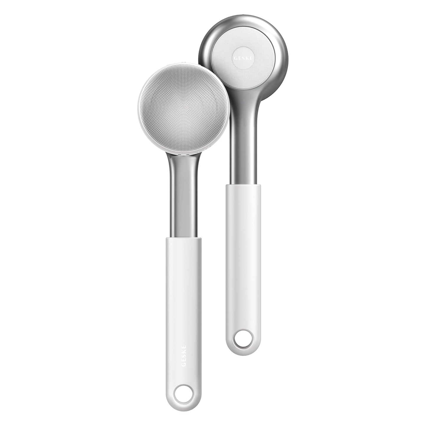 GESKE Sonic Full-Body Brush & Intensive Exfoliator | 8 in 1 | Electric Body Cleansing Brush | With SmartSonic Pulsations | Deep Cleansing, Exfoliation, Massage | Extendable Handle | Rough Skin Remover