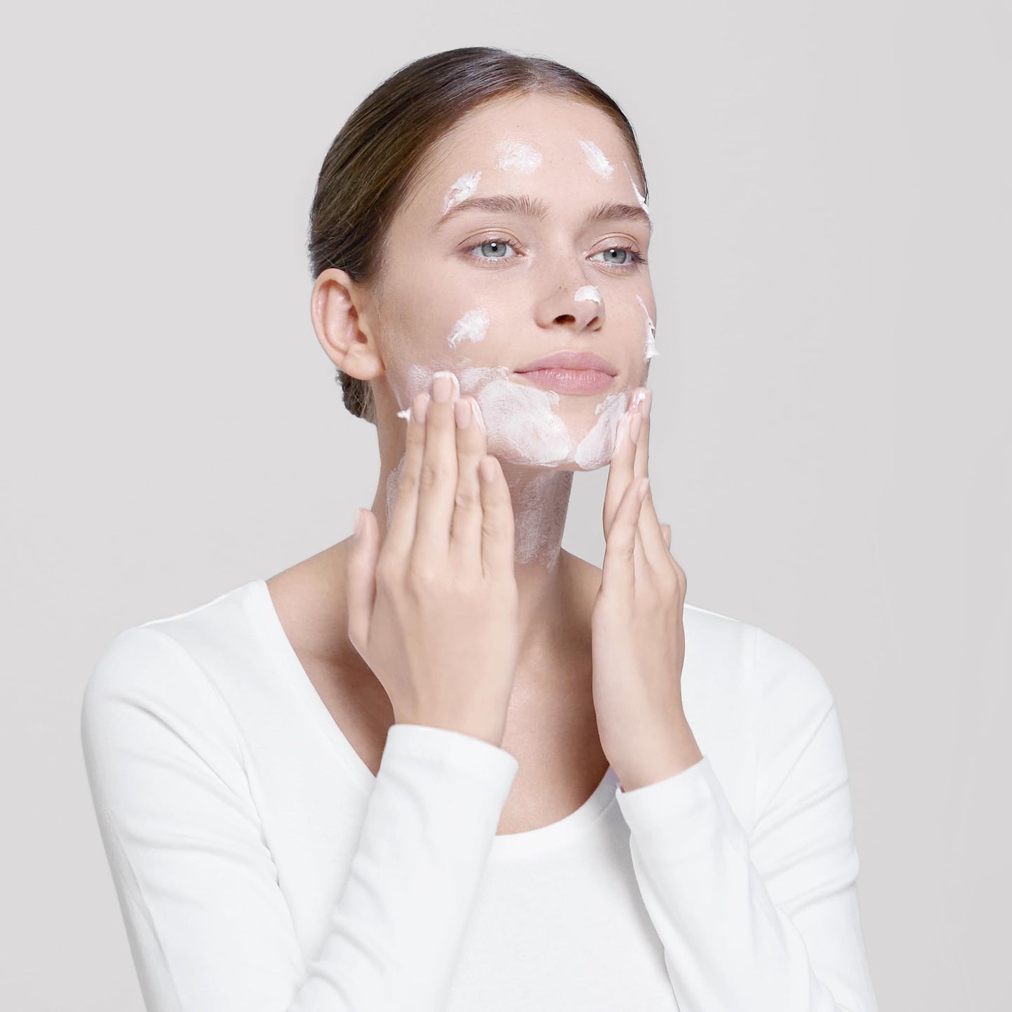 Institut Esthederm - Double Deep Cleansing Routine - Gentle Deep Pore Cleanser 75 mL, Lightening Buffing Mask 75 mL, Cellular Water Cream 10 mL - Deeply Cleanse & Gently Exfoliate