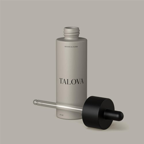 TALOVA - Botanical Elixir 2oz, Botanical Face Oil Moisturizer, Natural & Clean Anti Aging Hydrating Facial Oil with Jojoba, Vitamin E & C Serum, Treats Fine Lines & Wrinkles, Dark Spots Corrector