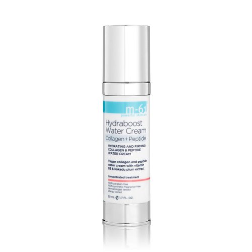 m-61 Hydraboost Collagen+Peptide Water Cream | Lightweight, Hydrating and Firming Gel-Cream With Vegan Collagen and Peptides. For All Skin Types - 1.7 Fl Oz