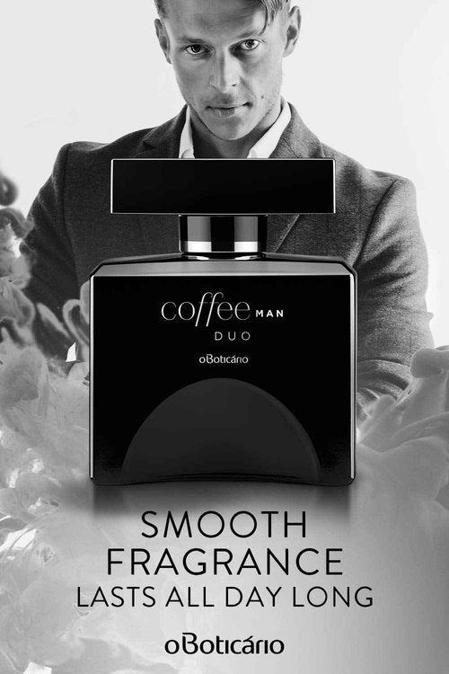 O Boticário Coffee Duo Man Eau de Toilette, Long Lasting Fragrance Cologne for Men, Fresh Spice Scent, 3.4 Ounce