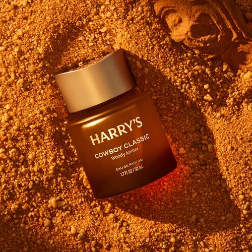 Harry's Cowboy Classic Men's Cologne - Woody Amber Scent - 1.7 fl oz - Notes of Bergamot, Cedarwood & Musk - Long-Lasting Eau de Parfum Men's Fragrance