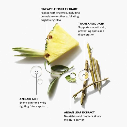 Josie Maran Triple Hydroxy Resurfacing Liquid - Anti-Aging Exfoliating Toner with Azelaic, Glycolic, Mandelic Acid & Alpha Hydroxy Acid for Even Skin Tone & Smooth, Youthful-Looking Skin (1.7 oz)