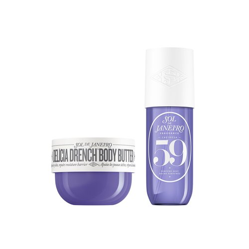 Sol de Janeiro Deeply Moisturizing Delicia Drench Body Butter & Cheirosa '59 Hair and Body Fragrance Mist Duo