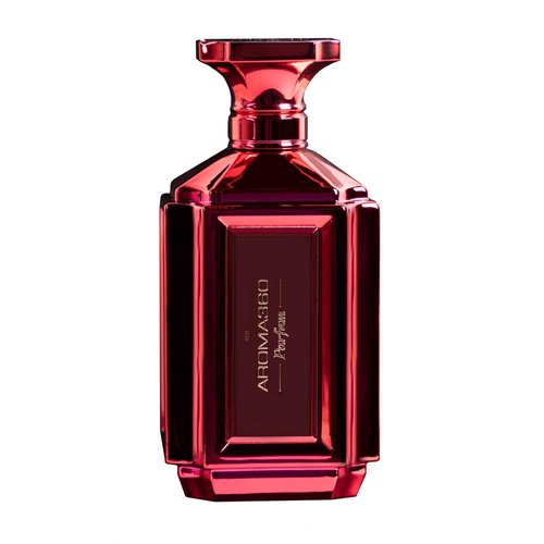 Aroma360 Women's Perfume - Luxurious Fragrance - Notes of Grapefruit, Amber, Peppercorn & Sea Moss - Red, 100mL/3.38 fl oz
