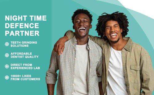 Mouth Guard for Grinding Teeth at Night, Bite Guard for Teeth Clenching Nighttime for TMJ Relief, Nightguard for Adult and Kids, 1 Pack