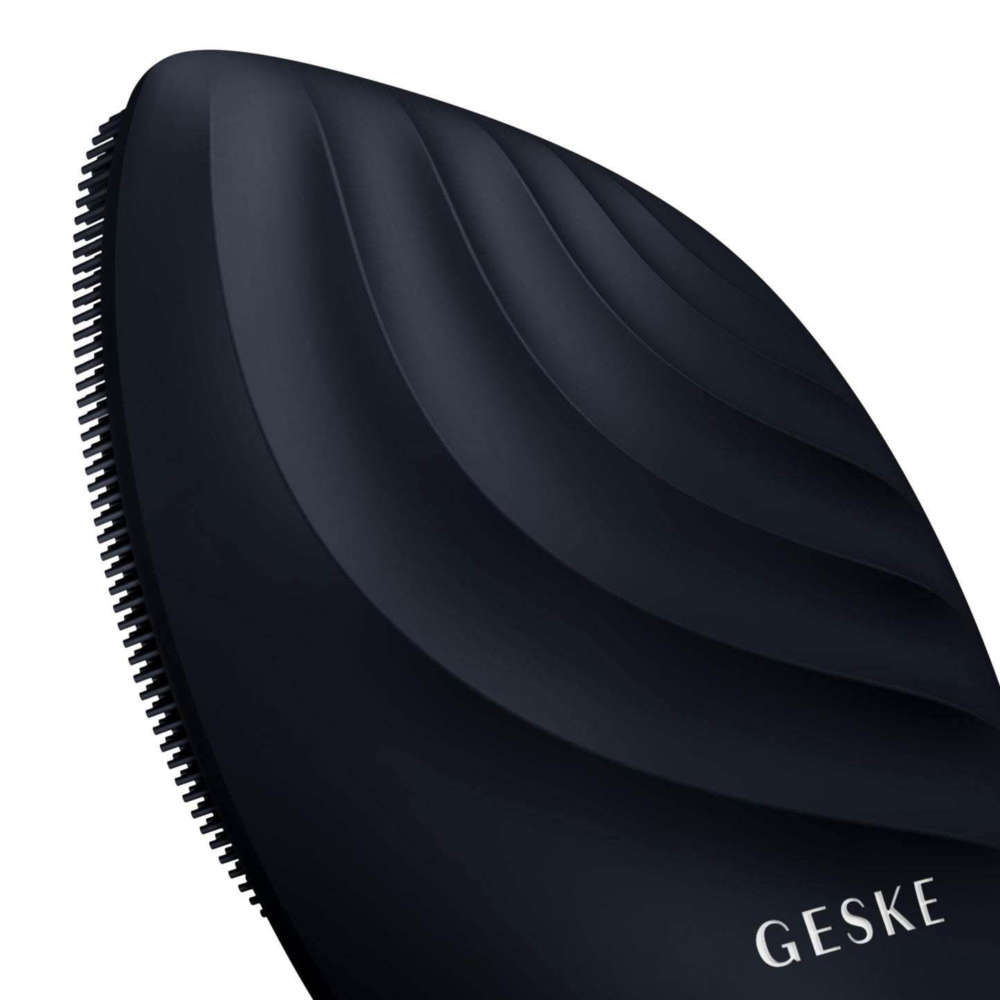 GESKE SmartAppGuided Sonic Facial Brush 5 in 1 | Vibrating Electric Cleansing Brush | Soft Silicone | Professional Cleanser | Skin Exfoliator | Face Massager