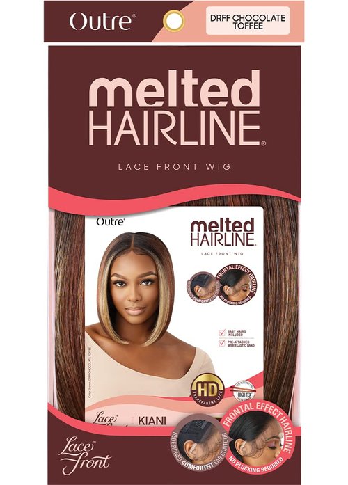 Outre Lace Front Wig - Melted Hairline - KIANI (JET BLACK 1)