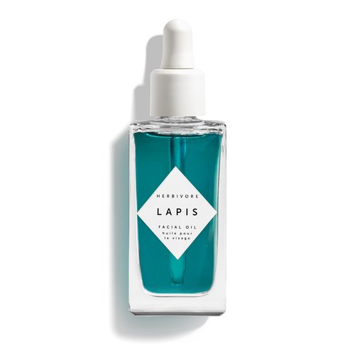 HERBIVORE Lapis Balancing Facial Oil with Blue Tansy + Squalane, Safe for Acne-Prone Skin | Helps Soothe Redness + Balance Oil Production, Lightweight, Non-Comedogenic, Plant-Based, 50 mL / 1.7 oz