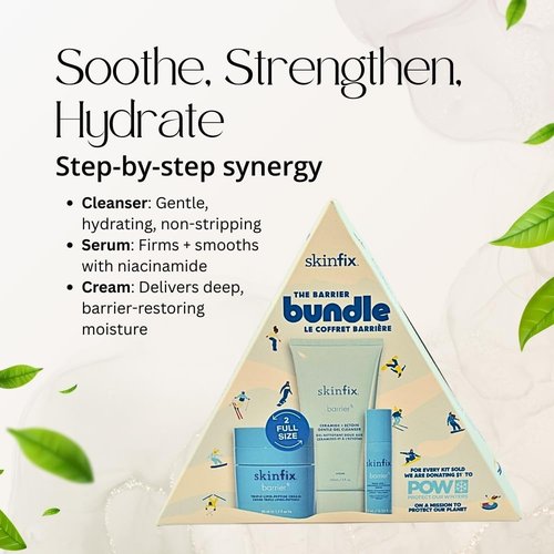 Skinfix The Barrier Bundle Set - Moisturizing, Gel Cleanser, Serum