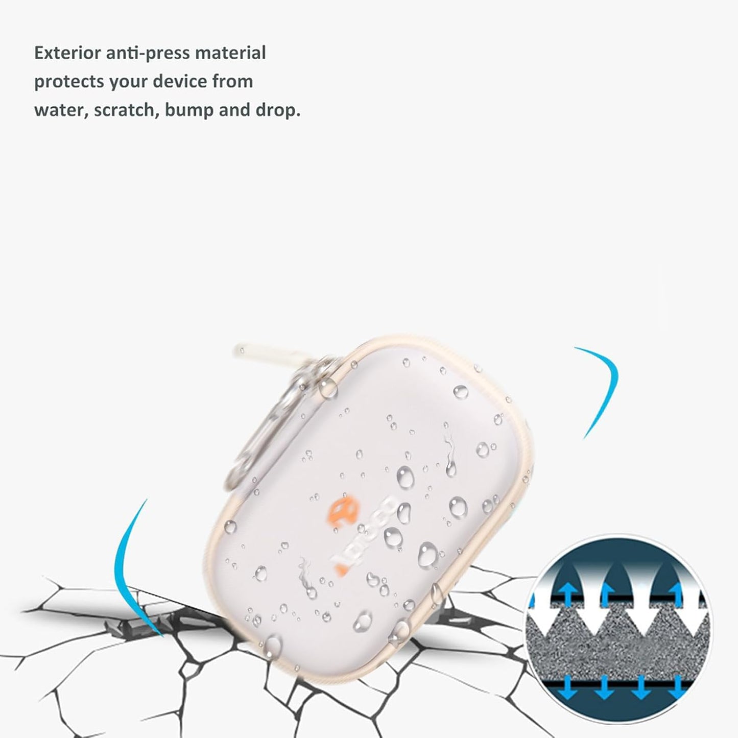 Aproca Grey Portable Hard Storage Case, for Logitech G305 Lightspeed Wireless Gaming Mouse