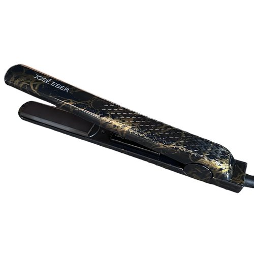 Jose Eber: 100% Pure Ceramic Flat Iron: Black Marble - 1.25" Plates - Temperature Control, Negative Ionic Technology, Professional Hair Straightener