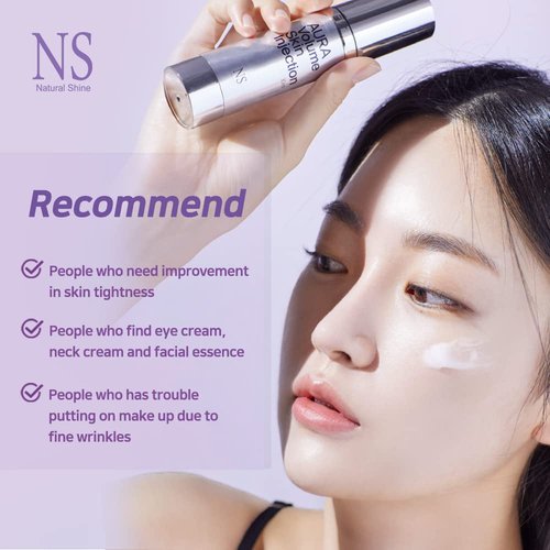 NS BEAUTY Aura Volume Skin Injection | korean skin care | Improvement Of Volume Elasticity | High-content Peptide Liposomal Adenosine | With Green Tea Pomegranate Jojoba And Lavender Oils (1.6 fl oz)