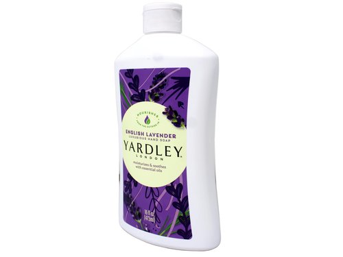 Yardley London English Lavender, Luxurious Hand Soap, Moisturizes & Soothes with Essential Oils, 16 FL OZ (473ml) - 12 Pack