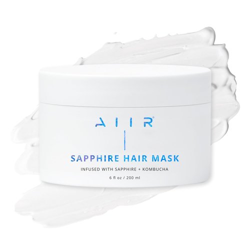 AIIR Sapphire Mask - Deep Conditioning Hair Treatment for Damage Hair Repair, Hyaluronic Acid Hydrates & Moisturizes Dry Hair, Strengthen and Smooth Frizzy Hair, Color Safe, 6 oz
