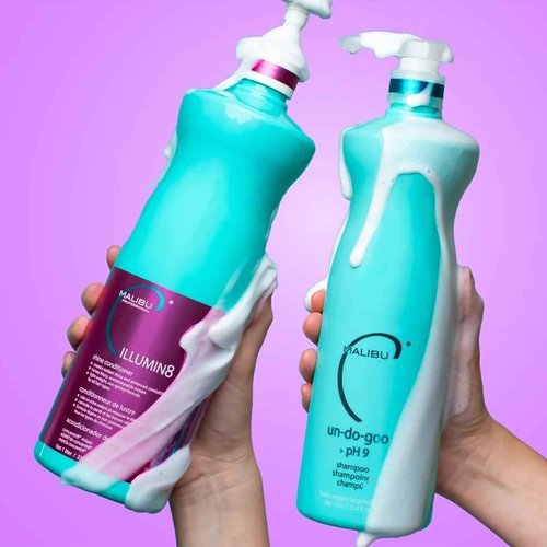 Malibu C ILLUMIN8 Shine Conditioner (33.8 oz) - Concentrate for Hair Shine & Manageability - Lightweight, Non-Greasy Hair Conditioner for All Hair Types