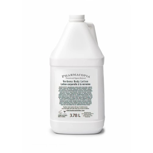 Pharmacopia Hotel Verbena Body Lotion – Moisturizing Aromatherapy Body Cream with Natural & Organic Ingredients – Vegan, Cruelty Free, Aromatic Moisturizer, 128 oz