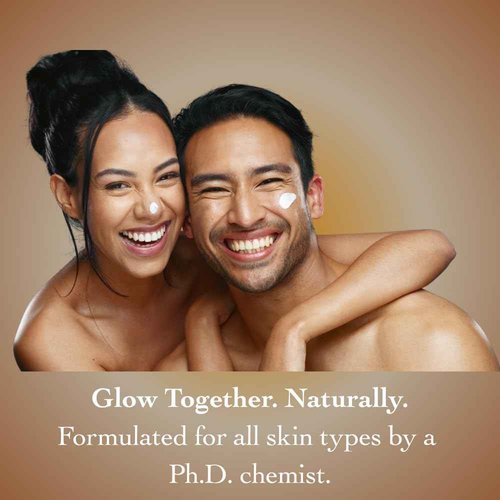 Organic Elle Vitamin C Radiant Rich Cream, Antioxidant Face Moisturizer with Aloe Vera and Botanical Oils
