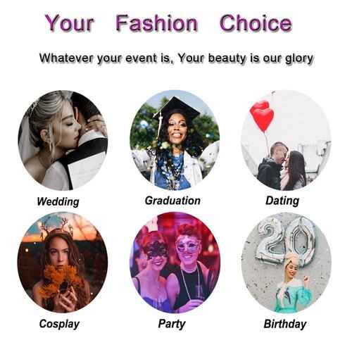 Highlight Blonde Box Braided Wig Micro Lace Front Wigs for Women Long Braid Synthetic Hair Wig Glueless Lace Wig Natural Hairline Synthetic Heat Resistant Fiber Hair for Women 26Inch(Brown)