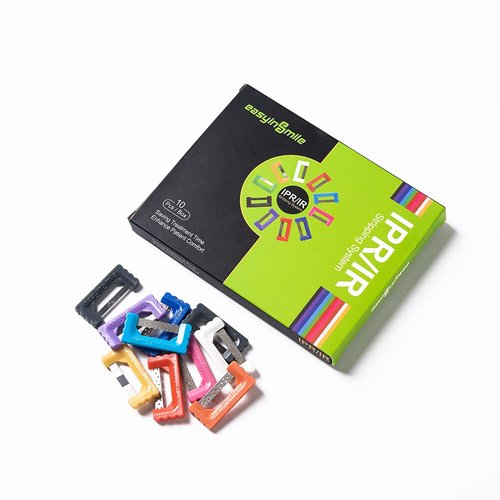 EASYTODENTA Dental Polishing Strips 5Packs Orthodontic IPR Striping System Teeth Interproximal Reduction Strip Single-Hand Use Tooth Enamel Repair Kit