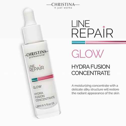 -CHRISTINA- Line Repair - Glow Hydra Fusion Concentrate For All Skin Types 30ml / 1 fl.oz