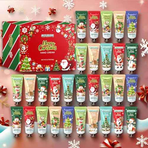 30 Pack Christmas Hand Lotion Gift Set Bulk£¬Moisturizing Hand Cream, Mini Travel Size Holiday Gifts, Stocking Stuffers & Bulk Gifts for Christmas Appreciation 20ml