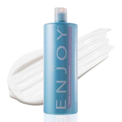 ENJOY Hair Care Super Hydrate Conditioner, Hair Conditioner For Damaged Hair, Conditioner Curly Hair Products, Sulfate Free, Gluten Free, Paraben Free - 33.8 Fl Oz