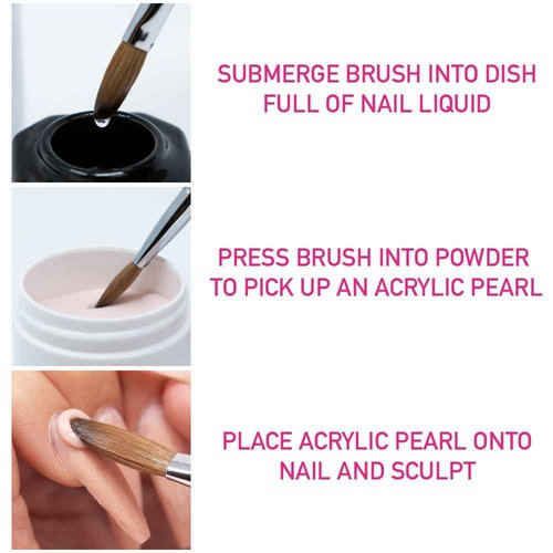 Young Nails Liquid Nail Monomer for Acrylic Nail Powder - Professional Liquid Monomer, Acrylic Nails At Home, Low Odor, MMA Free, Non-Yellowing, 32 oz