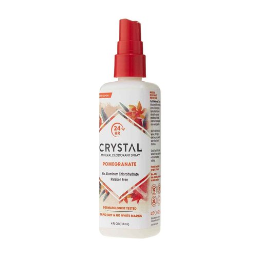 Crystal Mineral Deodorant Spray, Pomegranate, 4.0 oz (Pack of 12)