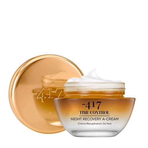 -417 Dead Sea Cosmetics Time Control Night Recovery A Cream & Face Moisturizer, Wrinkle Recovery Anti-Aging Face Cream