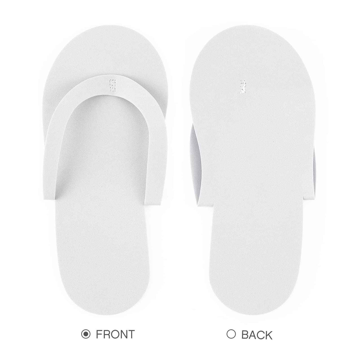 Geyoga 240 Pairs Disposable Pedicure Slippers Foam Disposable Spa Flip Flops Pedicure Shoes for Women Salon Nail Spa (White)