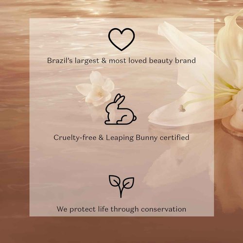 O BOTICARIO Lily Eau de Parfum & Body Cream Bundle Set: Perfume 2.5 Ounce & Lily Satin Body Cream 8.8 Ounce