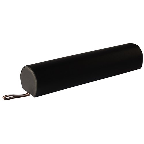 Master Massage 6"x26" 3/4 Round Massage Bolster - Black