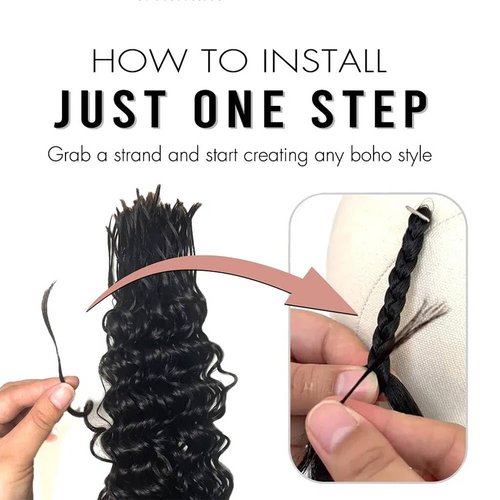 Pre Divided Bulk Human Hair for Boho Braids Deep Wave Bundles for Briding Brazilian Virgin Human Hair Curly Bulk Crochet Hair No Weft Extensions for Black Women 16Inch 640 Roots 200g