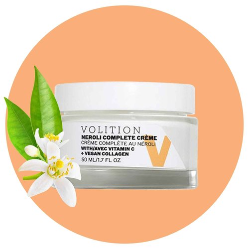 Volition Beauty Neroli Complete Crème with Vitamin C + Vegan Collagen - Face Moisturizer for Normal to Combination Skin | Balances Oiliness, Calms Blemishes, Minimizes Wrinkles & Soothes Redness