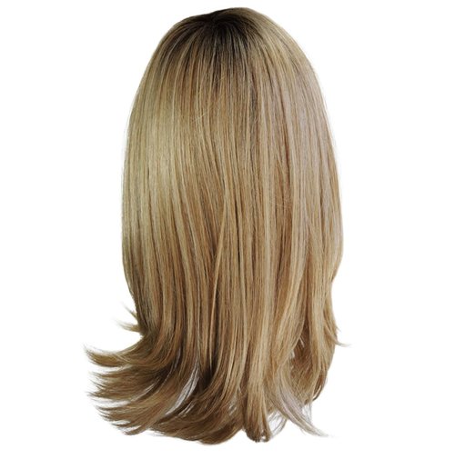 GABOR Magnetic Apppel Long Layered Wig With Whispy Bangs by Hairuwear, Average Cap - SS Light Blonde