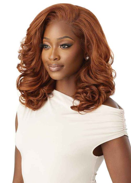 Outre Lace Front Wig - Perfect Hair Line 13X4 - Akina (OFF BLACK 1B)