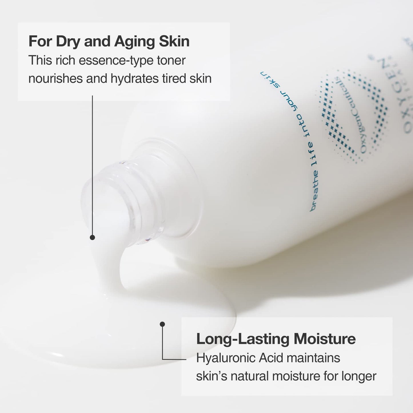 OxygenCeuticals Nutrient Toner – Essence-Type Hydrating Toner for Dry Skin, Deep Moisture & Nourishing Care with Hyaluronic Acid, Portulaca & Allantoin Extracts. 10 fl.oz (300ml)