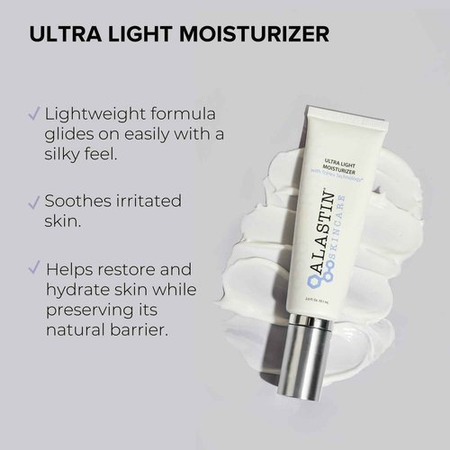 ALASTIN Skincare Ultra Light Daily Face Moisturizer (2 oz) | Hydrating Skin Cream | Anti-Aging Formula Supports New Collagen & Elastin Production