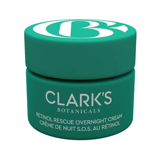 Clark's Botanicals Retinol Rescue Overnight Cream 1oz, Patented Time-Released Retinol + Vitamin C, Hyaluronic Acid, Colloidal Oatmeal, Visibly Firms, Brightens, Hydrates, & Calms Sensitive Skin
