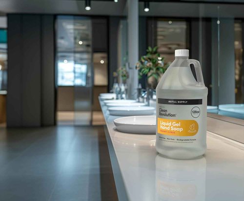 Clean Revolution Liquid Gel Hand Soap, Silky Rich Liquid, Quick Lather, Fast Rinsing, (Dreamy Citrus) 128 Fl Oz, 4 Pack - Made in USA