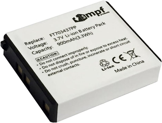 900mAh FT703437PP, FT803437PA, LP083442A, RZ03-00120100-0000, RZ30-00120300-0000 Battery Replacement Compatible with RAZER Mamba & Naga Epic Wireless Gaming Mouse