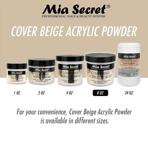 Mia Secret Cover Acrylic Powder - Cover Beige 8 oz