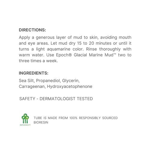 Nu Skin Epoch Glacial Marine Mud | Reveal Radiant, Purified, and Hydrated Skin | The Ultimate Skin Renewal with Natural Mineral-Rich Mud from Pristine Waters | 2 Pack